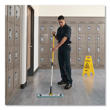 Rubbermaid® Commercial Dry Hall Dusting Pad, Microfiber, 24" Long, Green freeshipping - TVN Wholesale